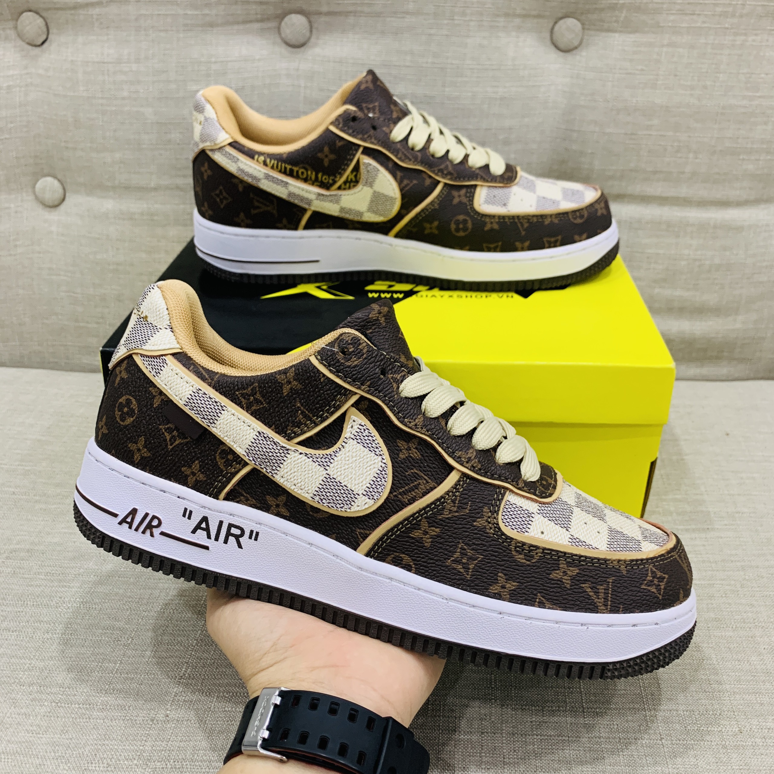 Inspired by Virgil  Making the Louis Vuitton Air Force 1  Reshoevn8r