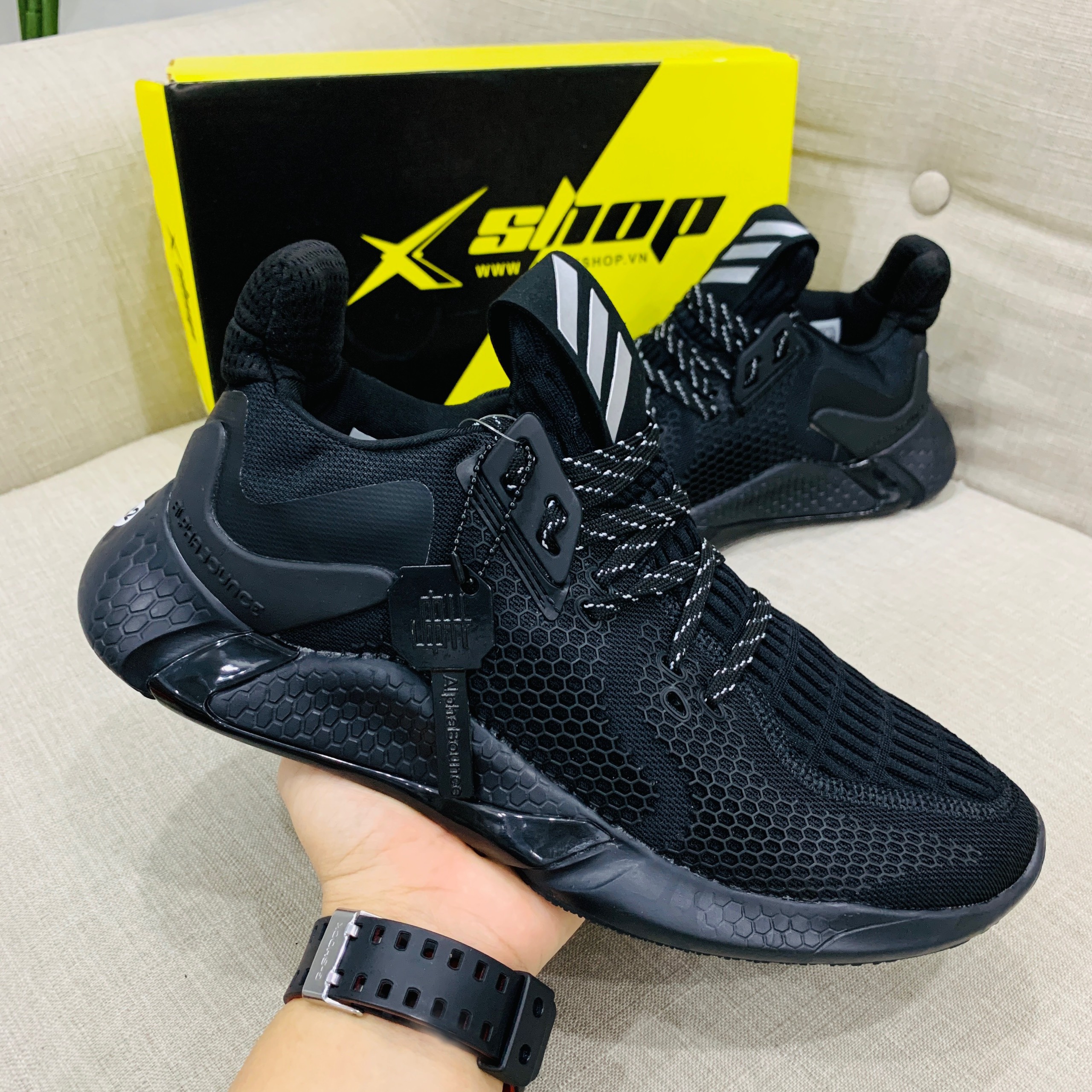 Adidas Alphabounce Instinct M Full Black REP 1:1 – GIÀY XSHOP