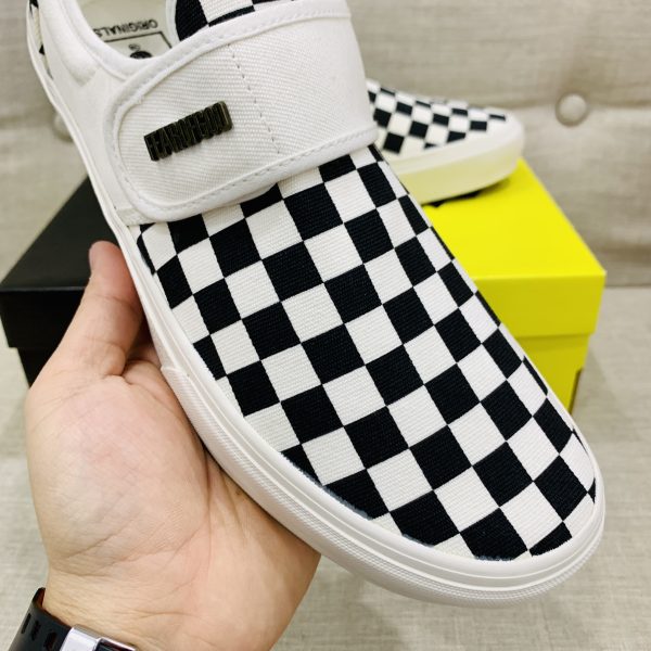 Vans Fog Slip On Quai Dán Kẻ Caro Trắng Đen Rep 1:1 – Giày Xshop